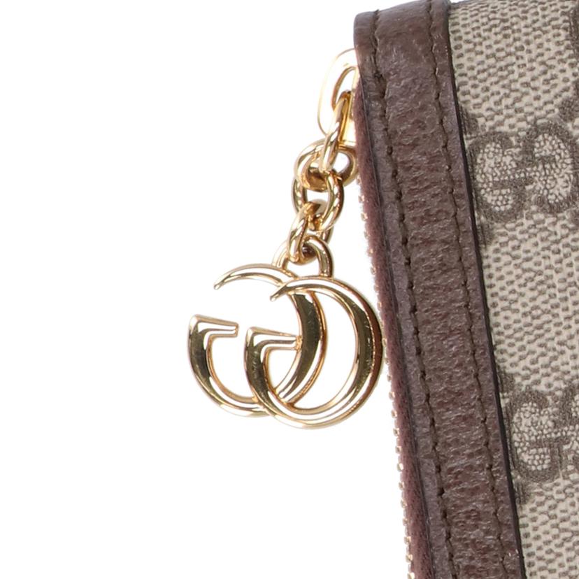 GUCCI グッチ/オフィディア GGキャンバス ラウンドジップ/523154//218*/Aランク/93
