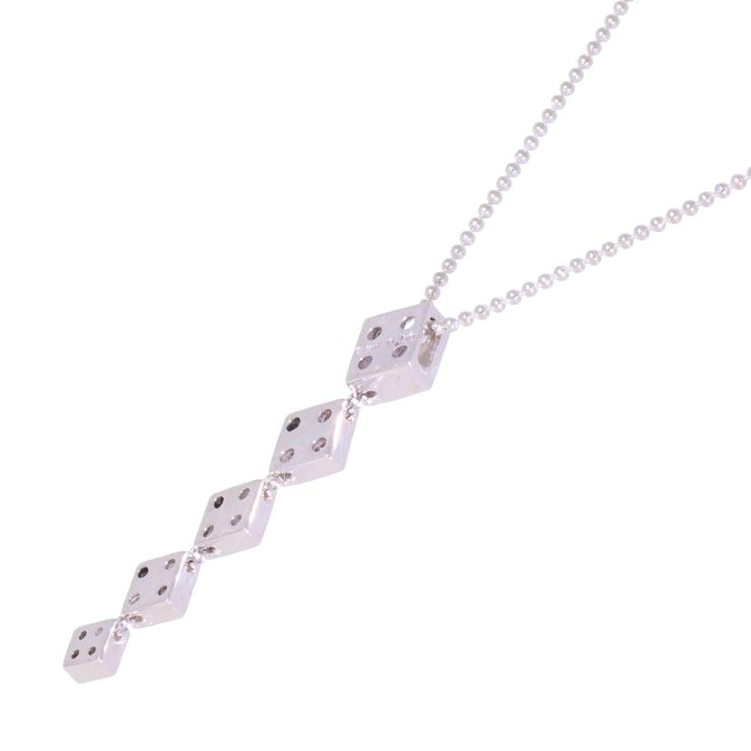 / K18WGダイヤネックレス0.50ct//Aランク/92
