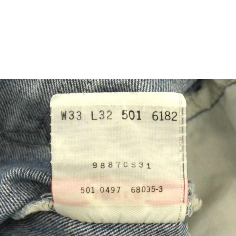Levi’s リーバイス/デニムパンツ/501/6182//ABランク/75