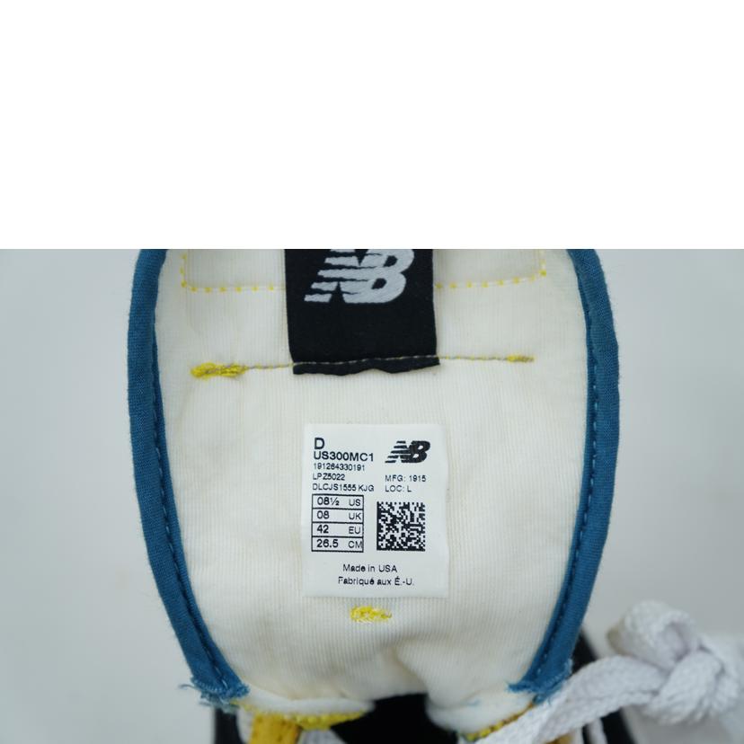 NB ニューバランス/NB スニーカー300/イエロー×ブラック 26.5/US300MC1//Aランク/67