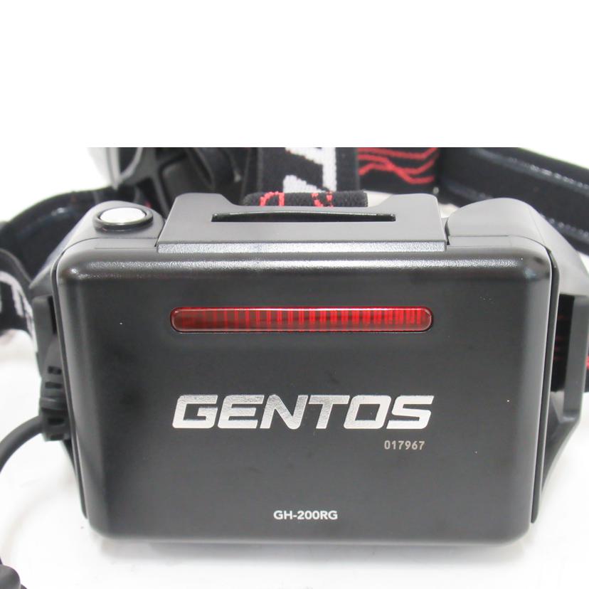 GENTOS/充電式LEDヘッドライト/GH-200RG//SAランク/63
