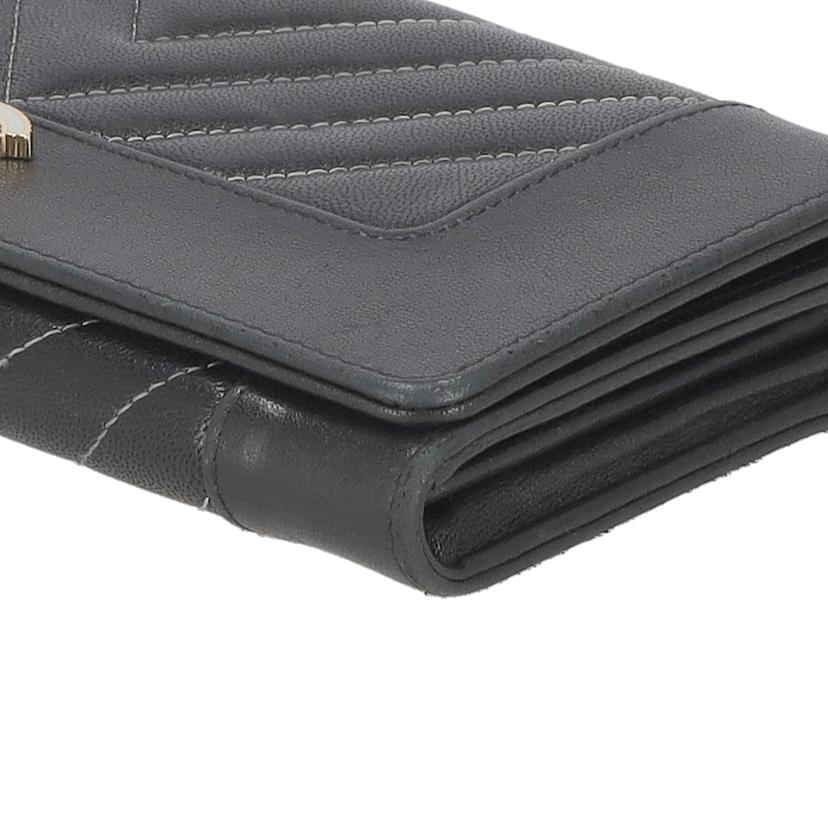 CHANEL シャネル/マドモアゼル/ラムレザーフラップウォレット/A80971//275*****/ABランク/91