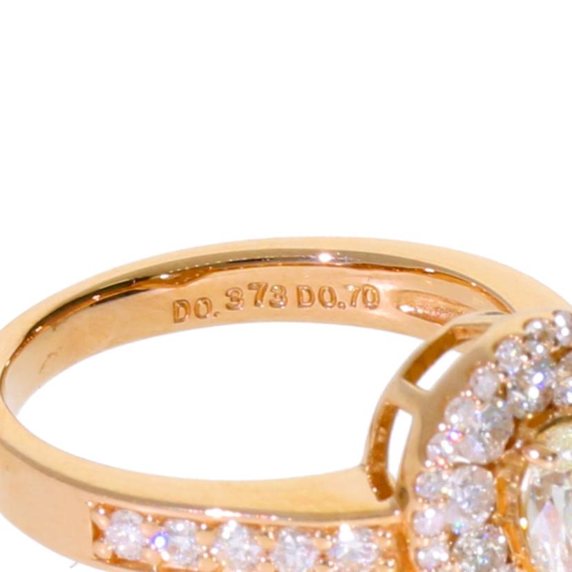 /K18ダイヤリングD0.373/0.70ct//Aランク/69