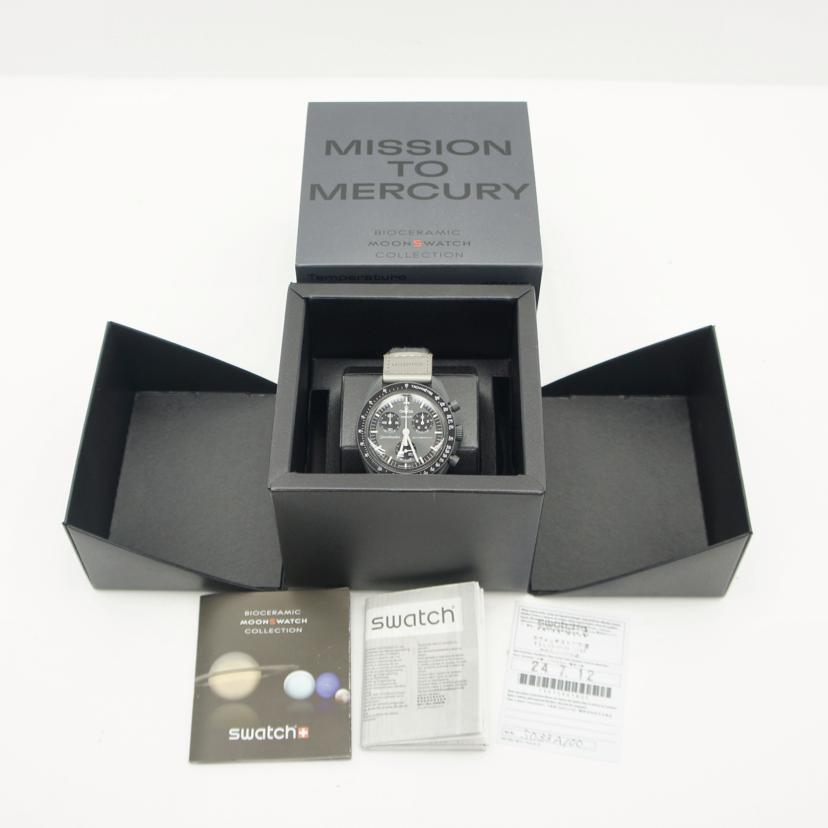 OMEGAXswatch オメガスオッチ/MOONSWATCH/MISSION TO MERCURY/S033A100//SAランク/94