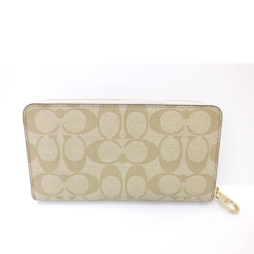 COACH コーチ/シグネチャーラウンドファスナー長財布/B2280//C44**/Aランク/88