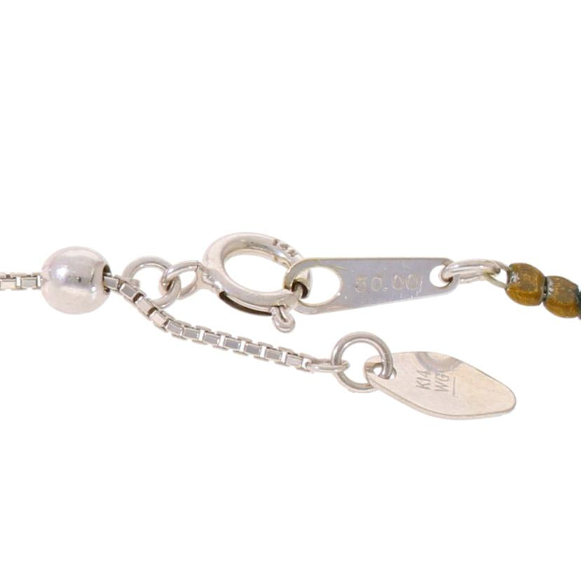 /◎K14WGブラックダイヤネックレス50.00ct //Aランク/59