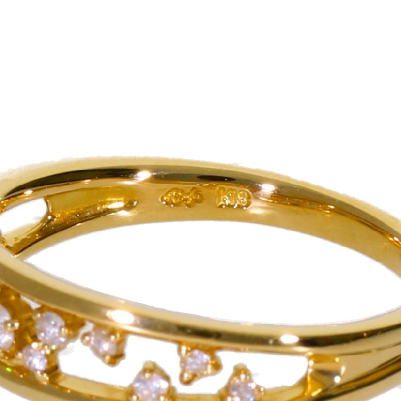 K18ダイヤリング0.141ct //Aランク/78
