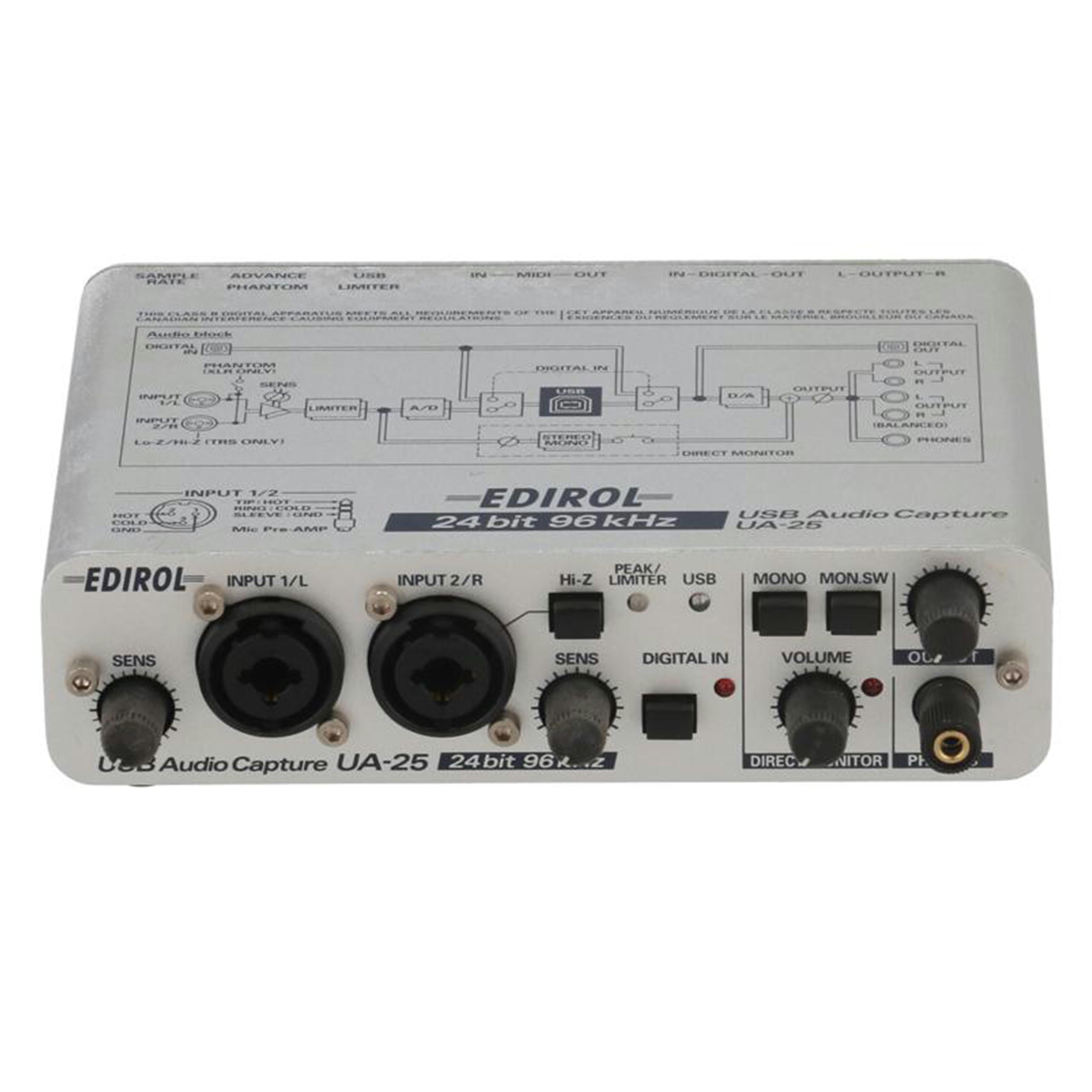 Roland ローランド/オーディオインターフェイス/UA-25//FW29678/Bランク/70