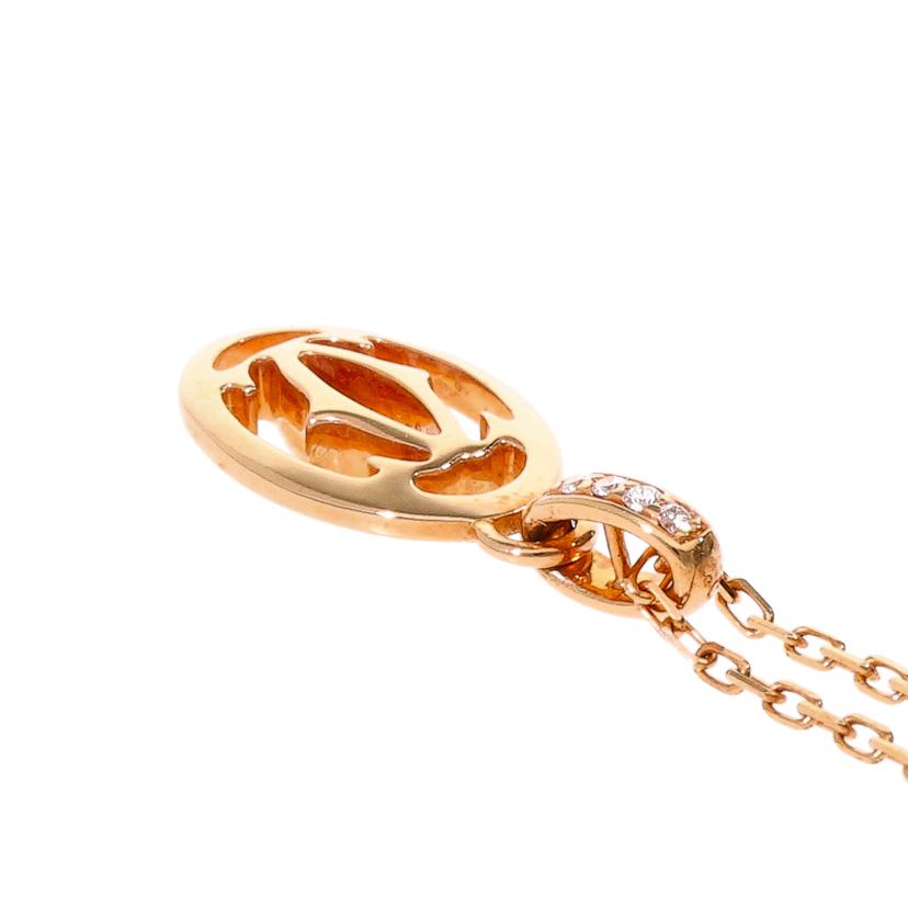 Cartier カルティエ/ロゴドゥーブルC/ダイヤネックレス/0//ABランク/93