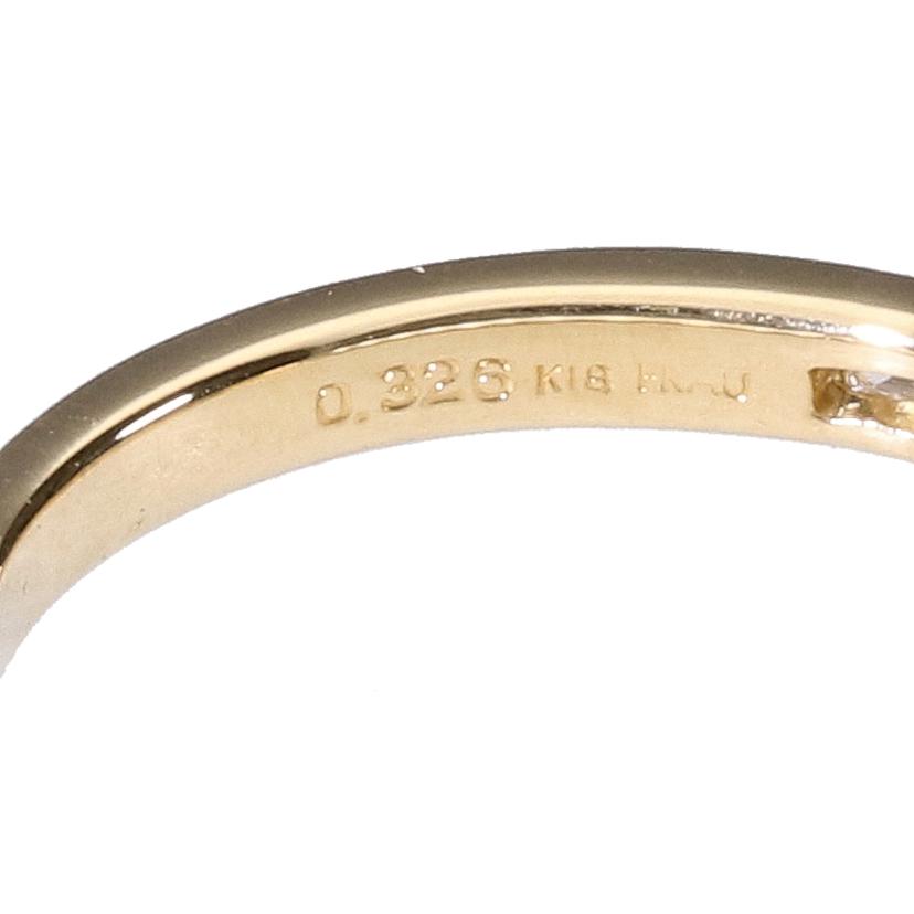 K18ダイヤリング0.326ct//Aランク/65