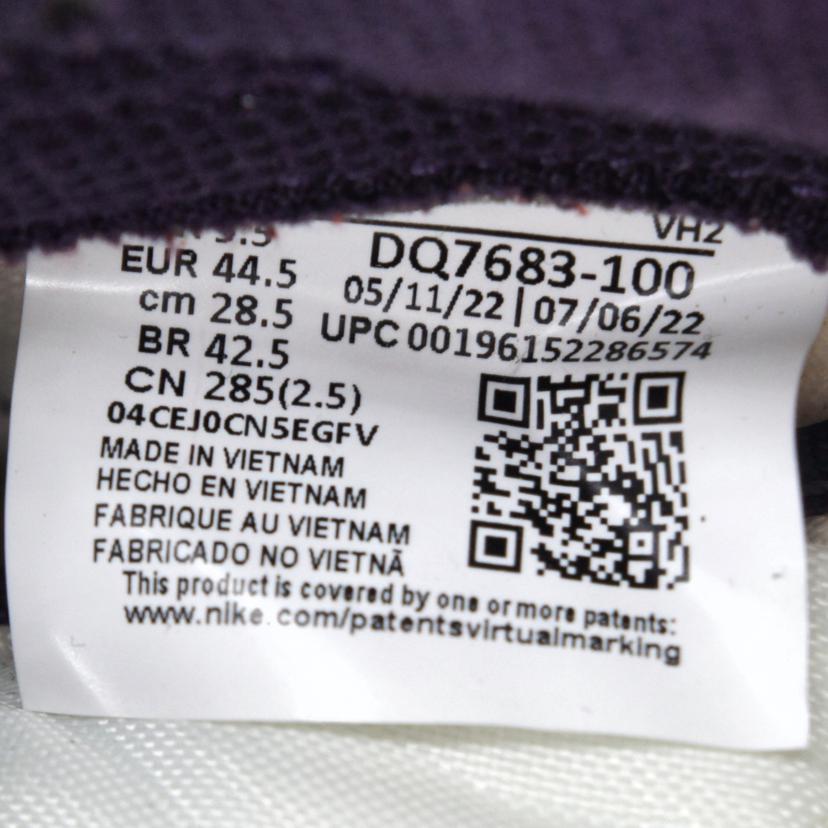 NIKE ナイキ/NIKE Dunk Low Retro Chenille Swoosh Grand Purple/DQ7683-100//ABランク/19