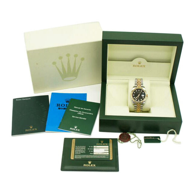 ROLEX ロレックス/デイトジャスト36/コンピューター文字盤/YGSS/116233G//37G*****/Aランク/75