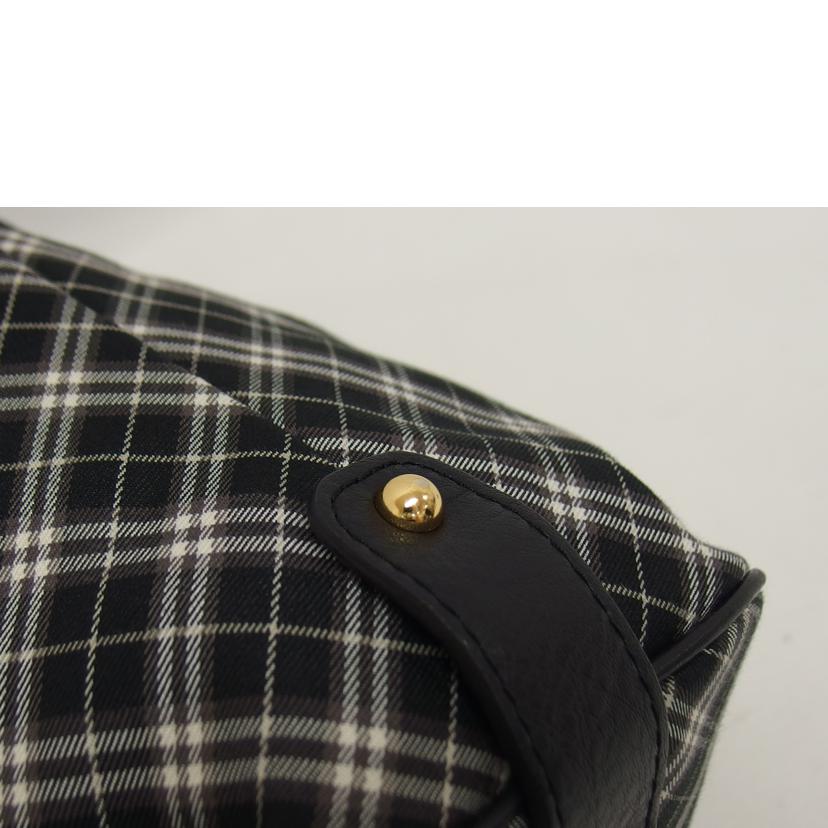 BLUE LABEL CRESTBRIDGE ブルーレーベルクレストブリッジ/チェック柄巾着ショルダーバッグ//ABランク/04