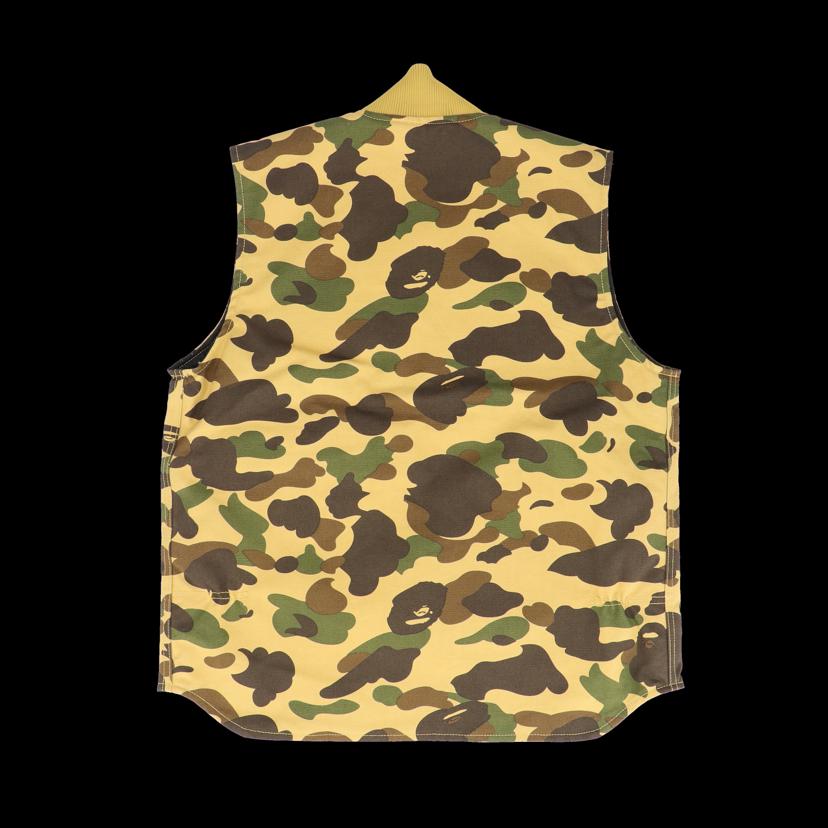 A BATHING APE × Carharrt アベイシングエイプ/xABAITHING APE/camoyellowduckvest/激レア/入手困難/06AW/アーカイブ//Aランク/24