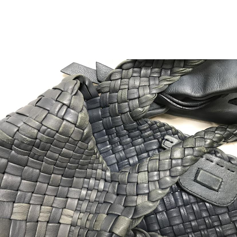 FALORNI TIALIA ファロルニ/イントレチャート メッシュレザー トートバッグ/F1615//Bランク/51