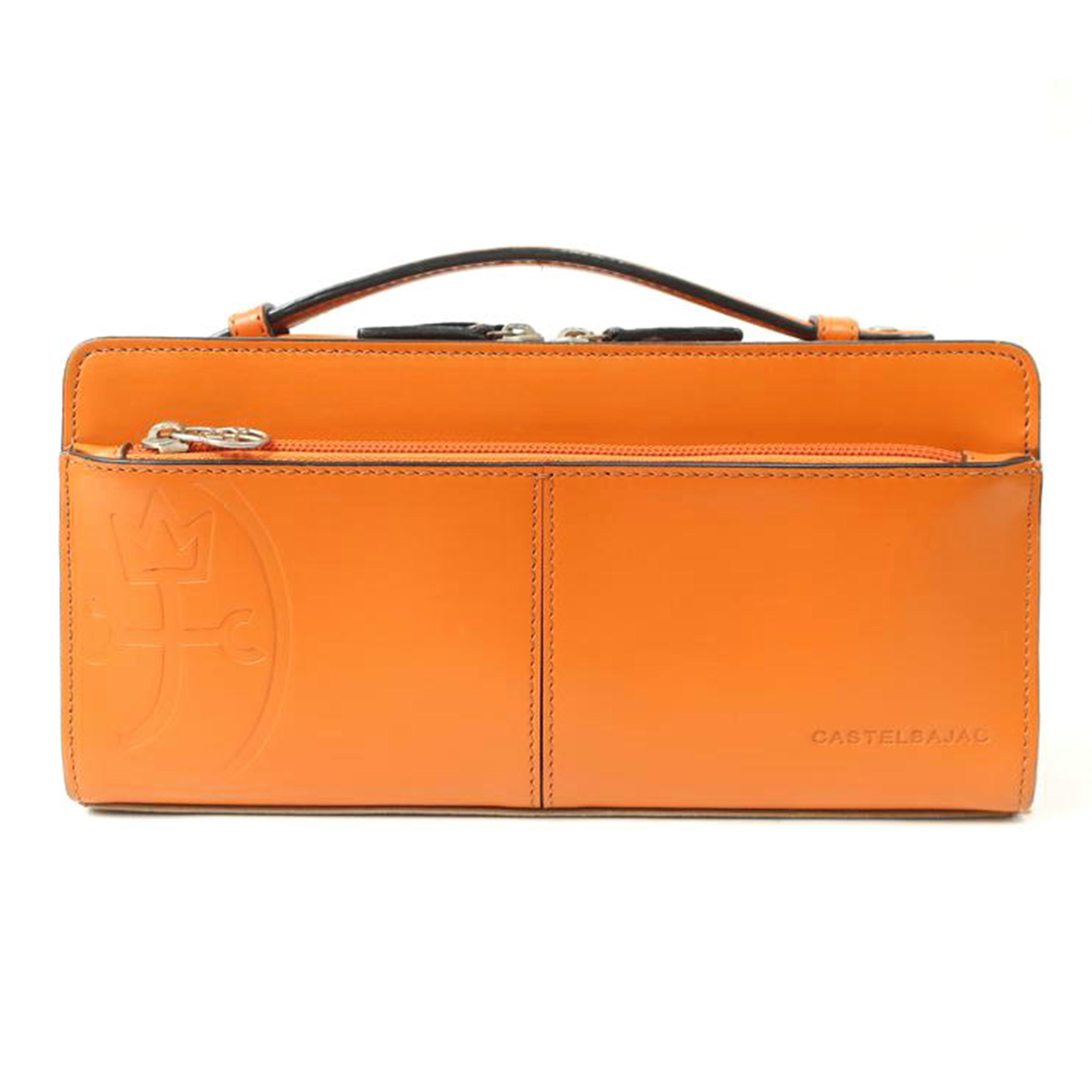 CASTELBAJAK カステルジャック/クラッチバッグ ライトブラウン//Bランク/65