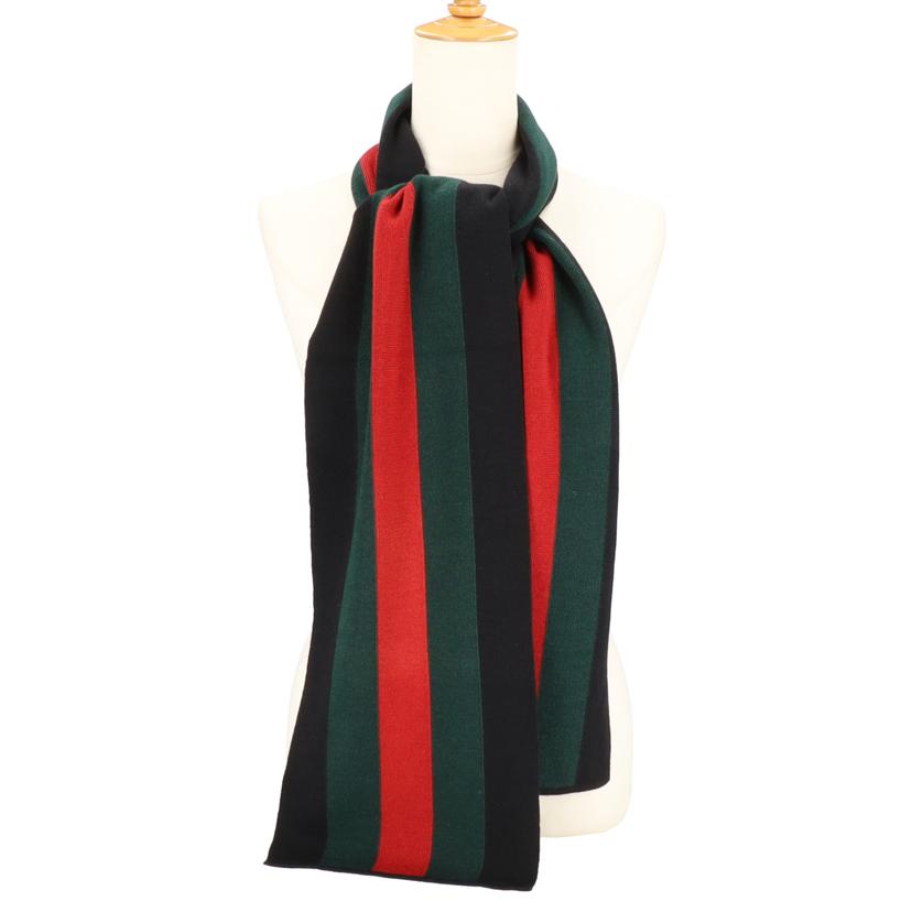 GUCCI グッチ/シェリーラインマフラー//Bランク/94