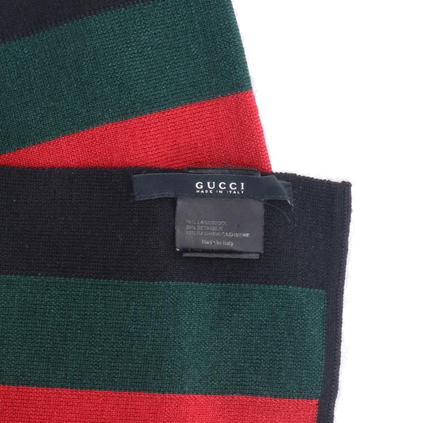GUCCI グッチ/シェリーラインマフラー//Bランク/94