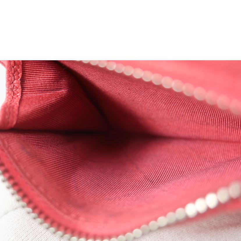 CHANEL シャネル/キャビアスキン 二つ折り財布 ピンク//ABランク/65