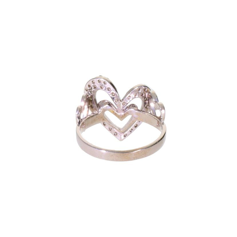 K18WGダイヤリング0.30ct //ABランク/78