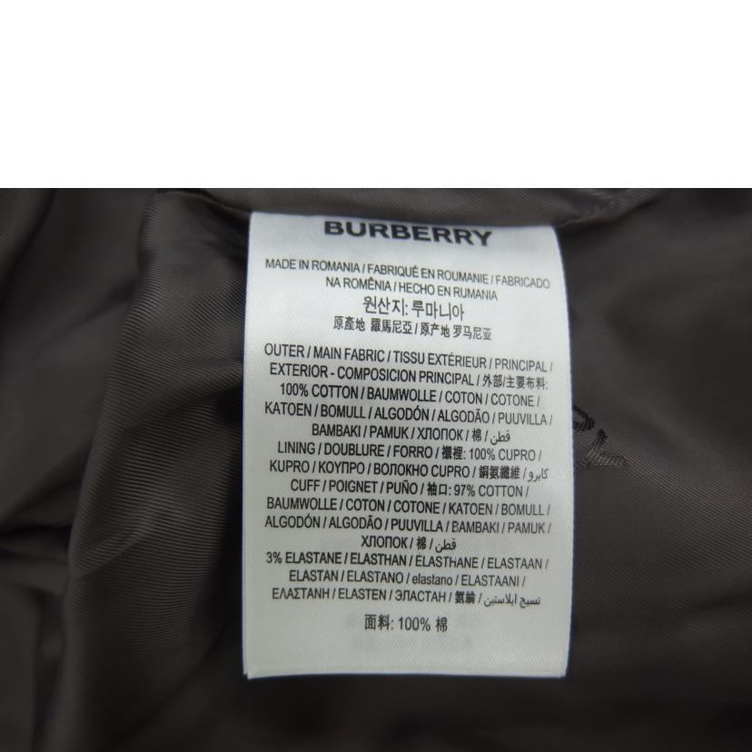 BURBERRY バーバリー/BURBERRYトレンチコート/コットン/グレー/8016752//Bランク/82
