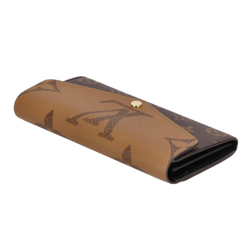 LV ルイヴィトン/ポルトフォイユ・サラ/モノグラムジャイアントリバース/M80726//RFI*/Aランク/75