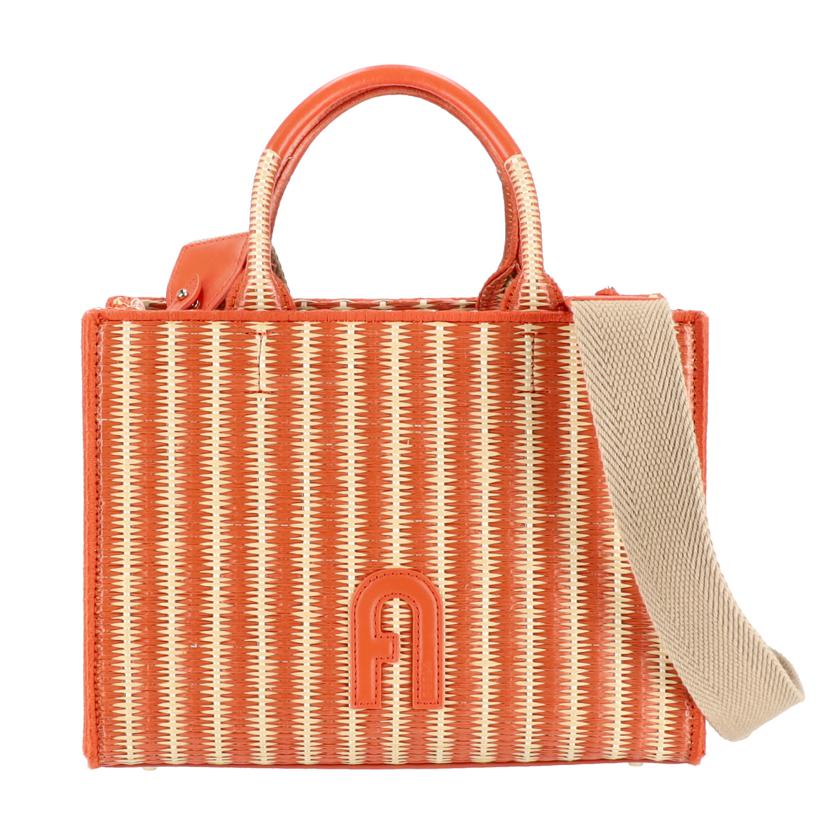 FURLA フルラ/オポチュニティハンド/オレンジ//Aランク/75