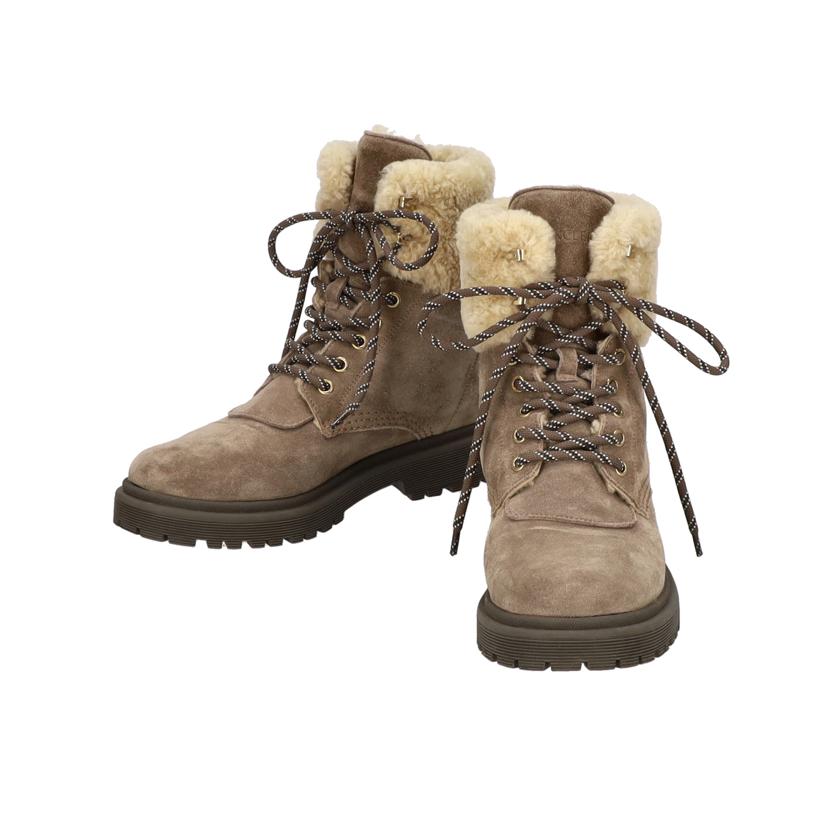 MONCLER/◇ムートンレザーブーツ/24.5cm//Aランク/67