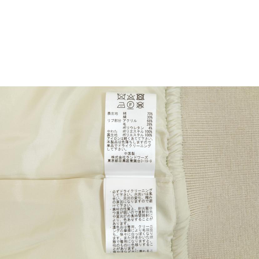 Audrey and John Wad オードリー&ジョンワッド/ コットンシルク厚中わたMA-1ジャケット ブルゾン/H9501//Bランク/71