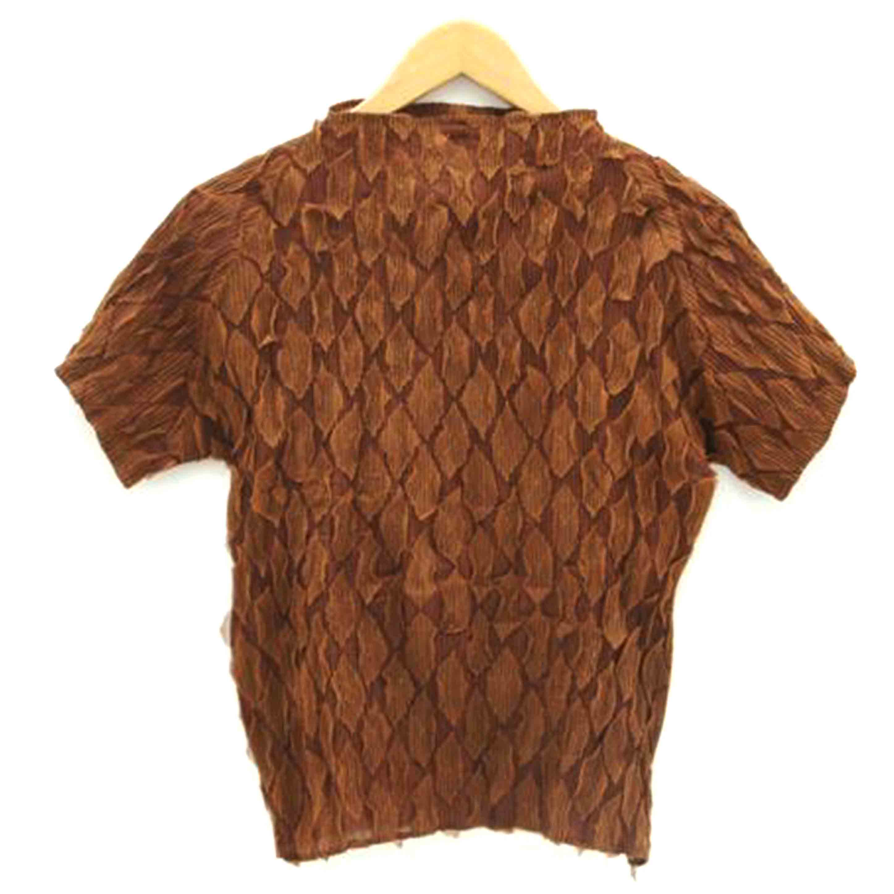 ISSEY MIYAKE イッセイミヤケ/イッセイミヤケ/シアートップス/ブラウン//Bランク/06