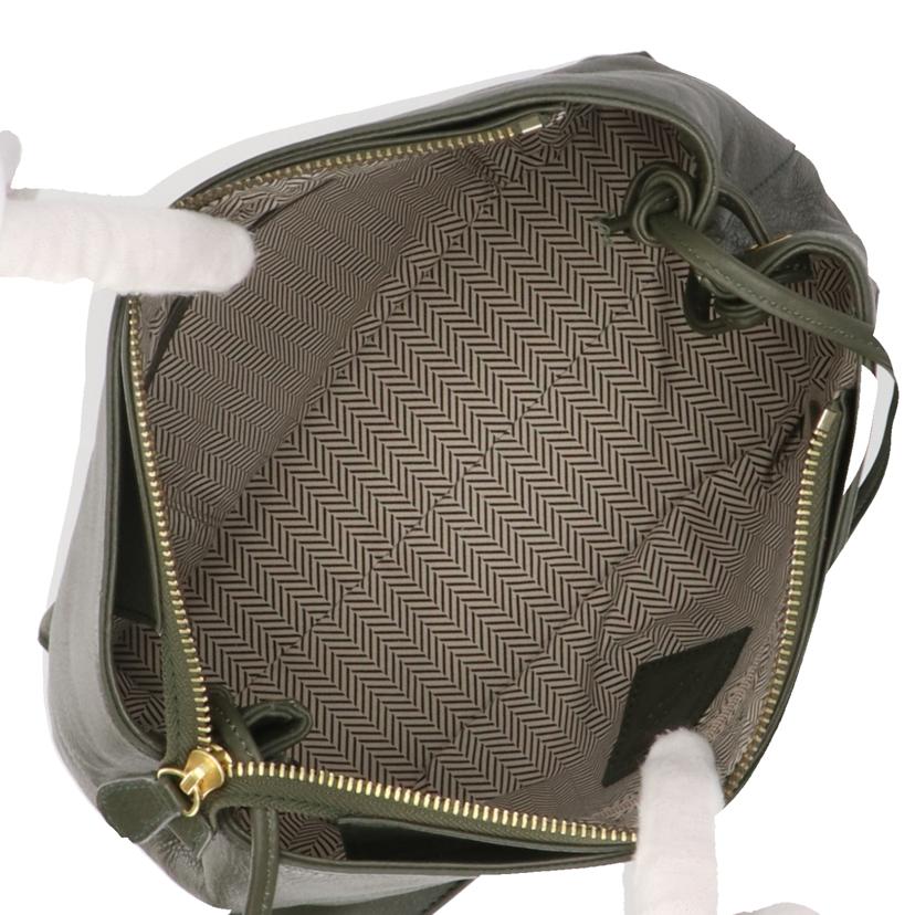 SAMUEL ASHLEY サミュエル・アシュレイ/Martha-Olive レザーショルダーバッグ/SA-B5014OLI//Sランク/05