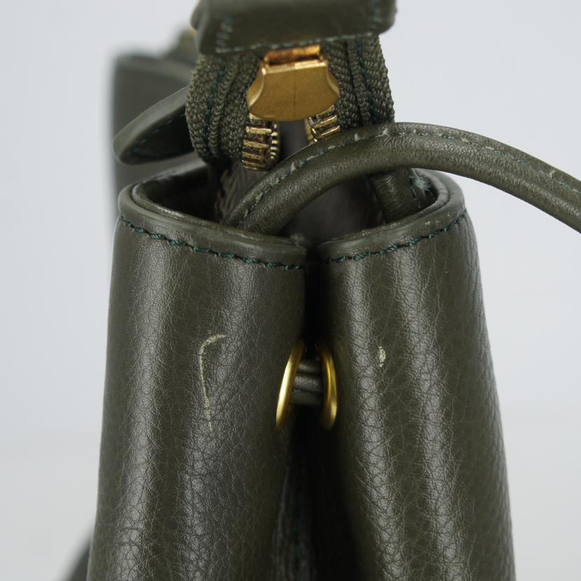 SAMUEL ASHLEY サミュエル・アシュレイ/Martha-Olive レザーショルダーバッグ/SA-B5014OLI//Sランク/05