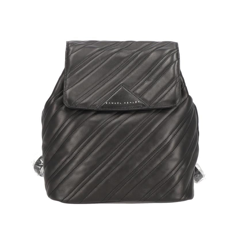 SAMUEL ASHLEY サミュエル・アシュレイ/Cott-Black レザーミニリュック/SA-B1019BLK//Sランク/05