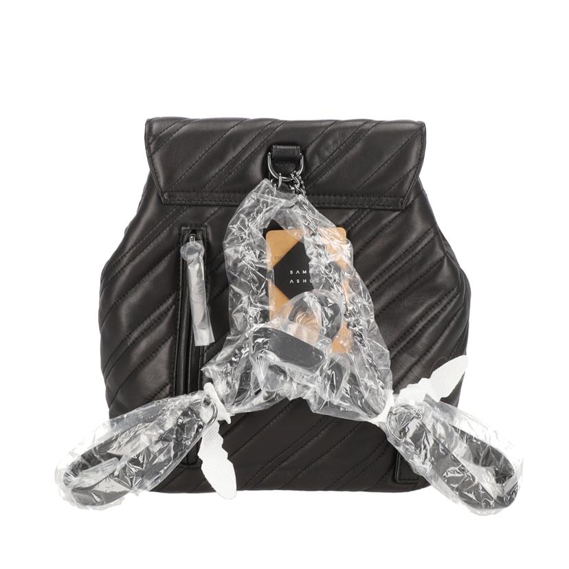 SAMUEL ASHLEY サミュエル・アシュレイ/Cott-Black レザーミニリュック/SA-B1019BLK//Sランク/05