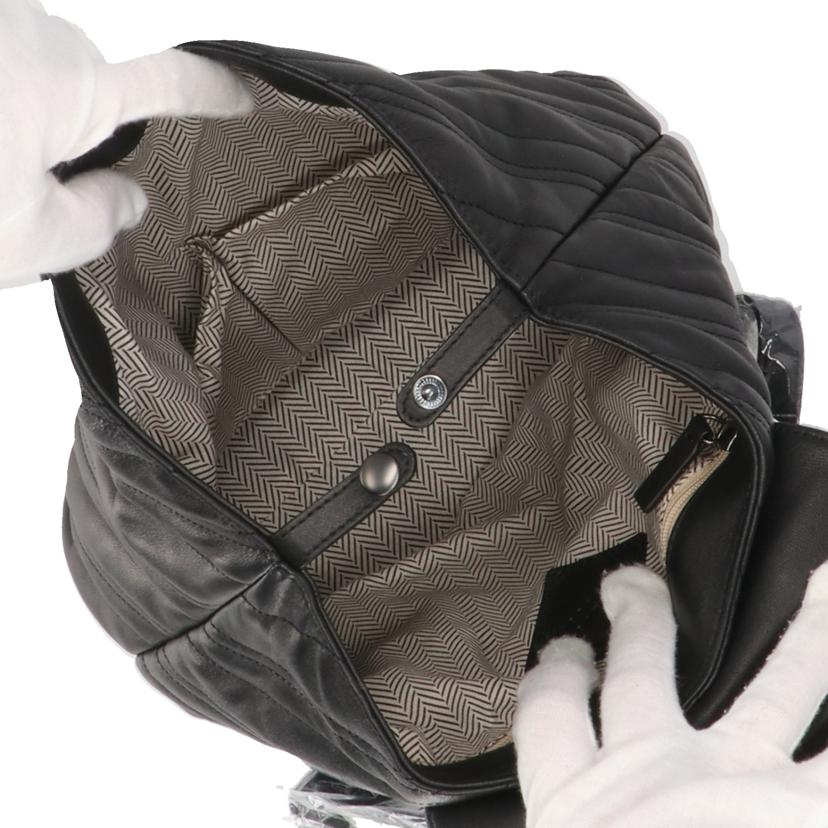 SAMUEL ASHLEY サミュエル・アシュレイ/Cott-Black レザーミニリュック/SA-B1019BLK//Sランク/05