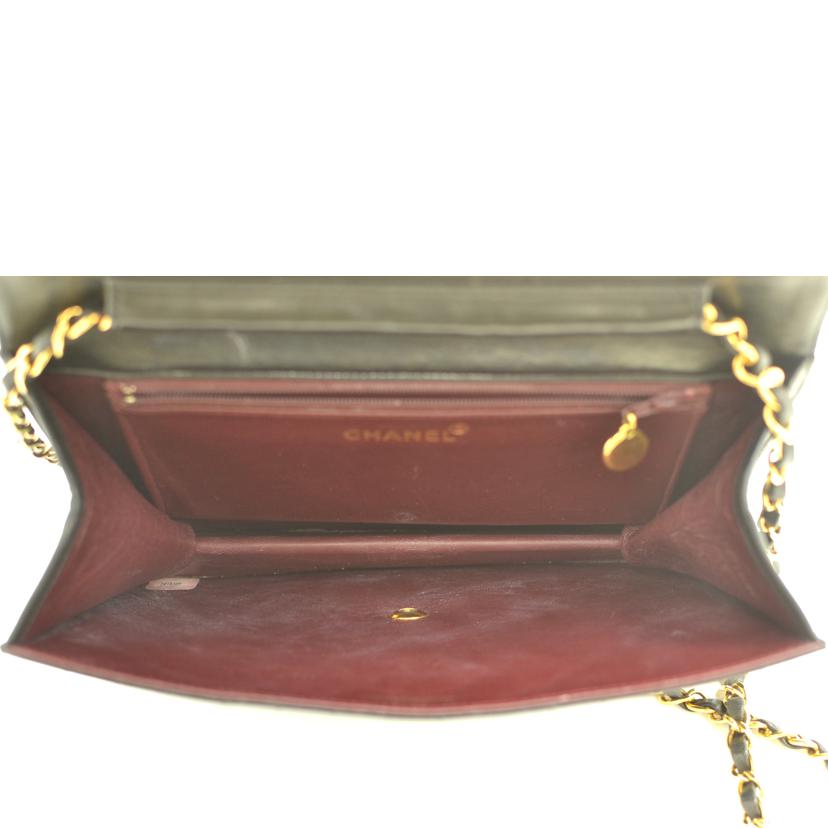 CHANEL シャネル/ヴィンテージ/マトラッセ/プッシュロックラムチェーンショルダー //341****/Bランク/75