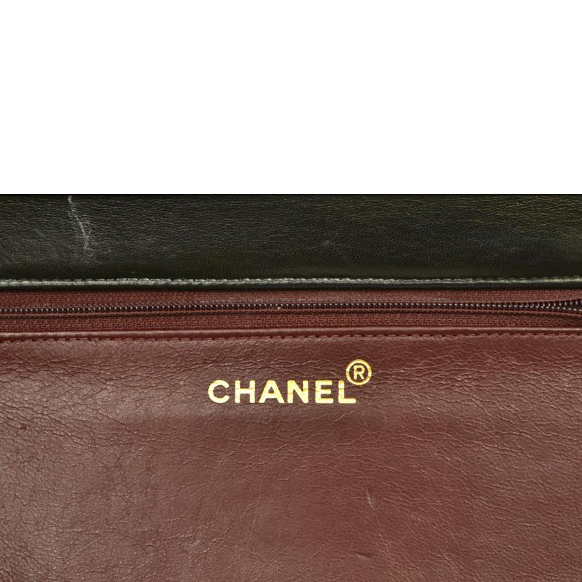CHANEL シャネル/ヴィンテージ/マトラッセ/プッシュロックラムチェーンショルダー //341****/Bランク/75