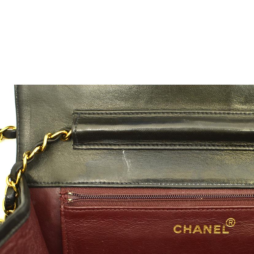 CHANEL シャネル/ヴィンテージ/マトラッセ/プッシュロックラムチェーンショルダー //341****/Bランク/75