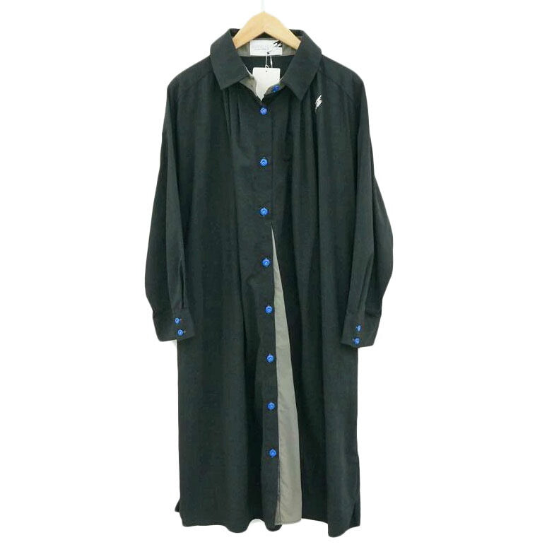 SUPER LADY スーパーレディ/SUPER LADY シャツワンピース BK//SAランク/78