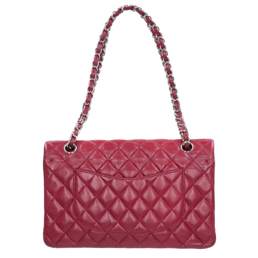 CHANEL シャネル/マトラッセ/キャビアスキンWフラップチェーンショルダー/レッド/A01112//169*****/ABランク/75