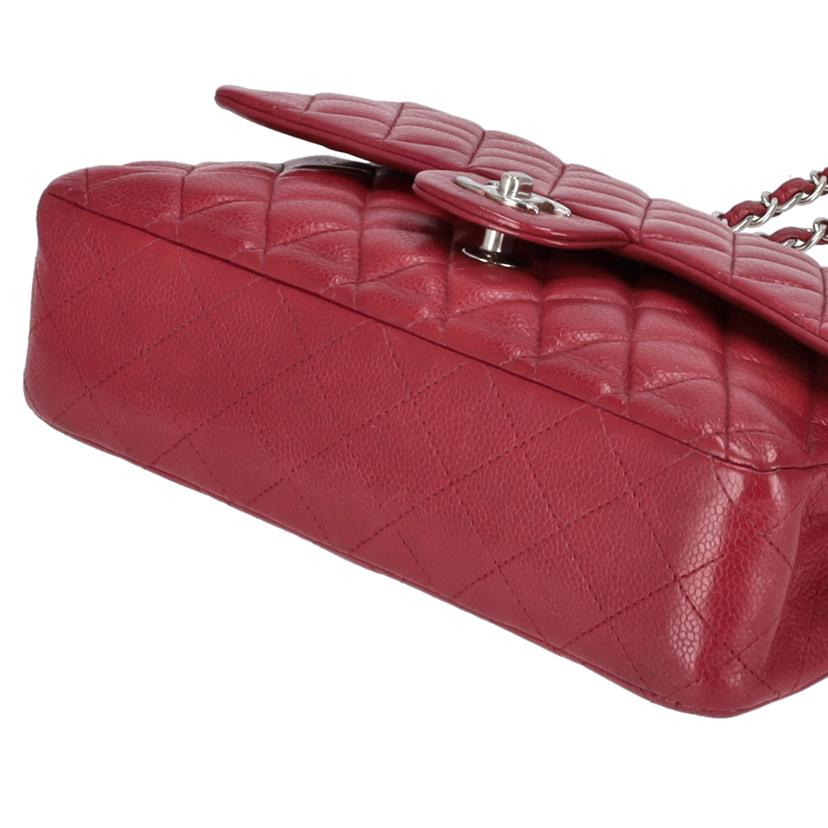 CHANEL シャネル/マトラッセ/キャビアスキンWフラップチェーンショルダー/レッド/A01112//169*****/ABランク/75