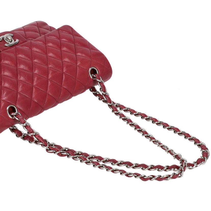 CHANEL シャネル/マトラッセ/キャビアスキンWフラップチェーンショルダー/レッド/A01112//169*****/ABランク/75