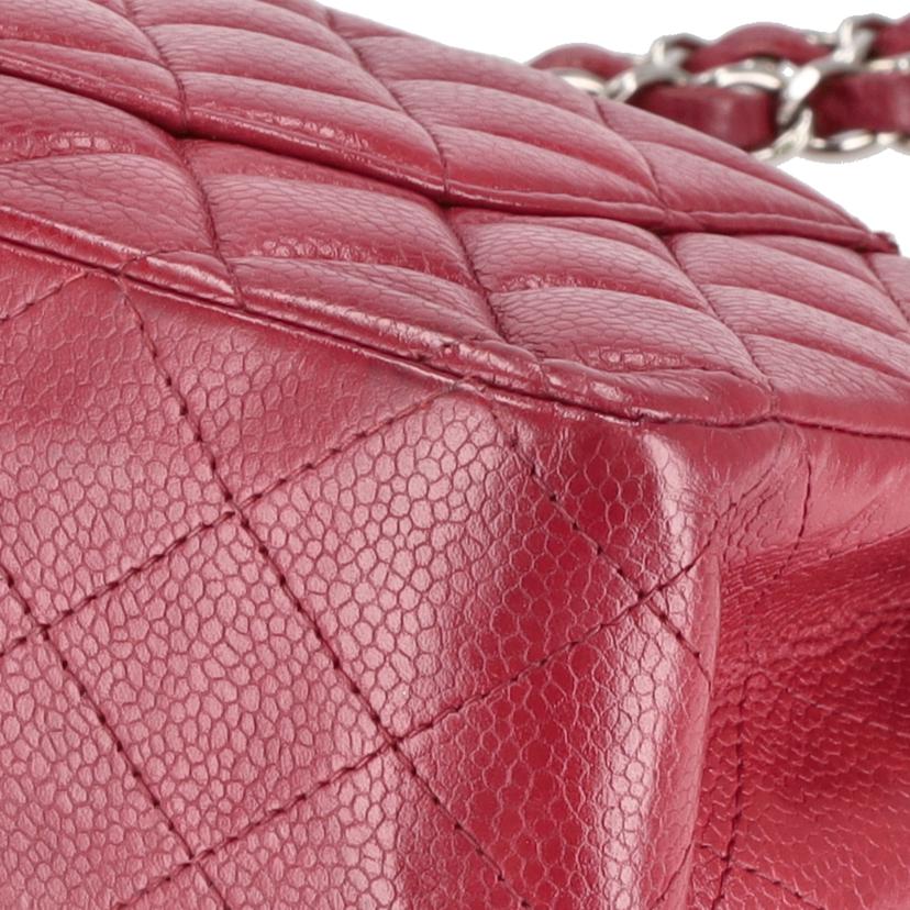 CHANEL シャネル/マトラッセ/キャビアスキンWフラップチェーンショルダー/レッド/A01112//169*****/ABランク/75