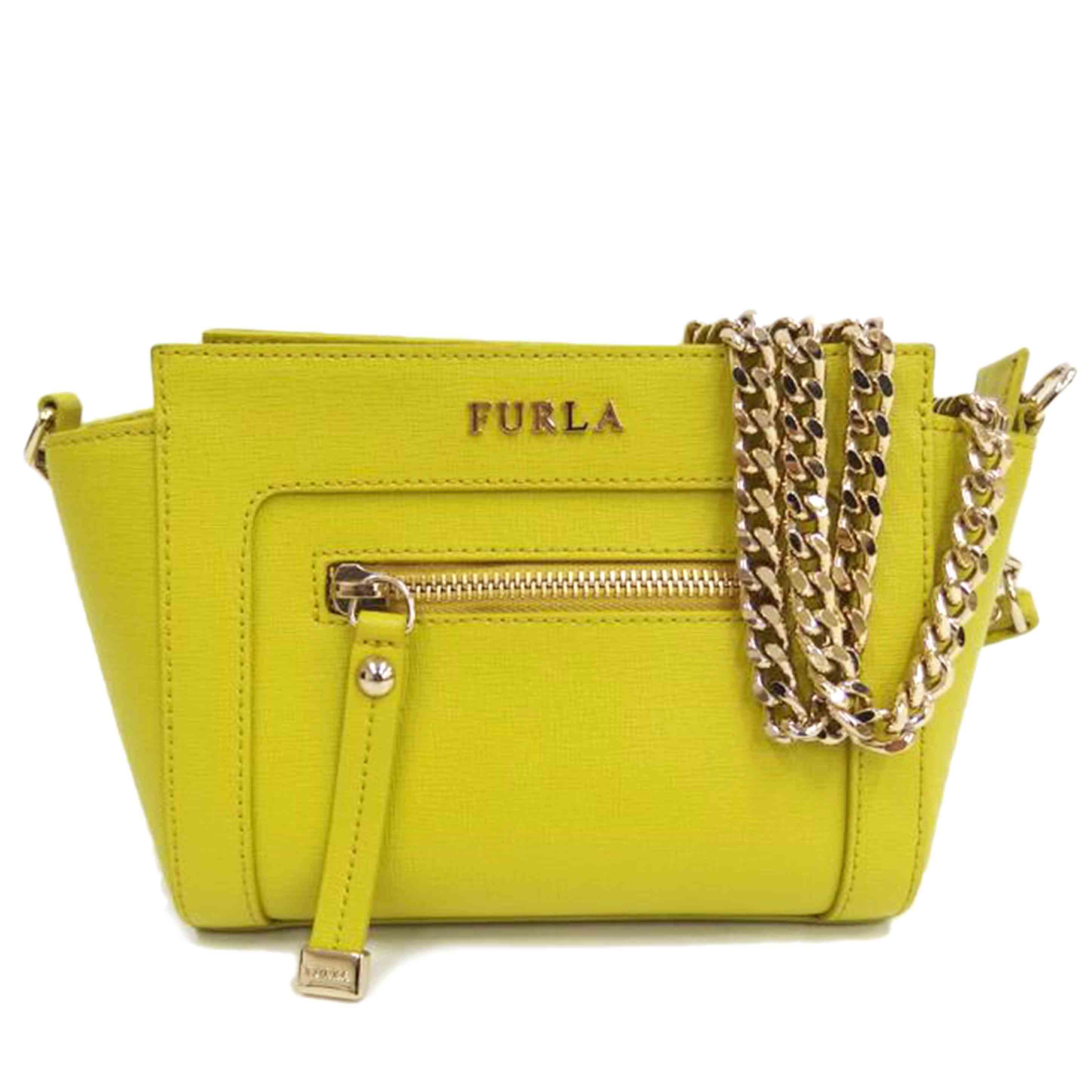 FURLA フルラ/レザーチェーンショルダー//Aランク/82
