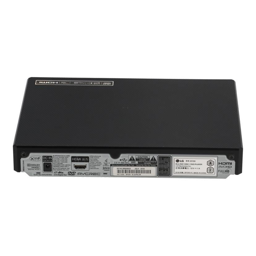 LG Electronics LG電子 /BDプレーヤー/BP250//807HZJB068820/Bランク/05