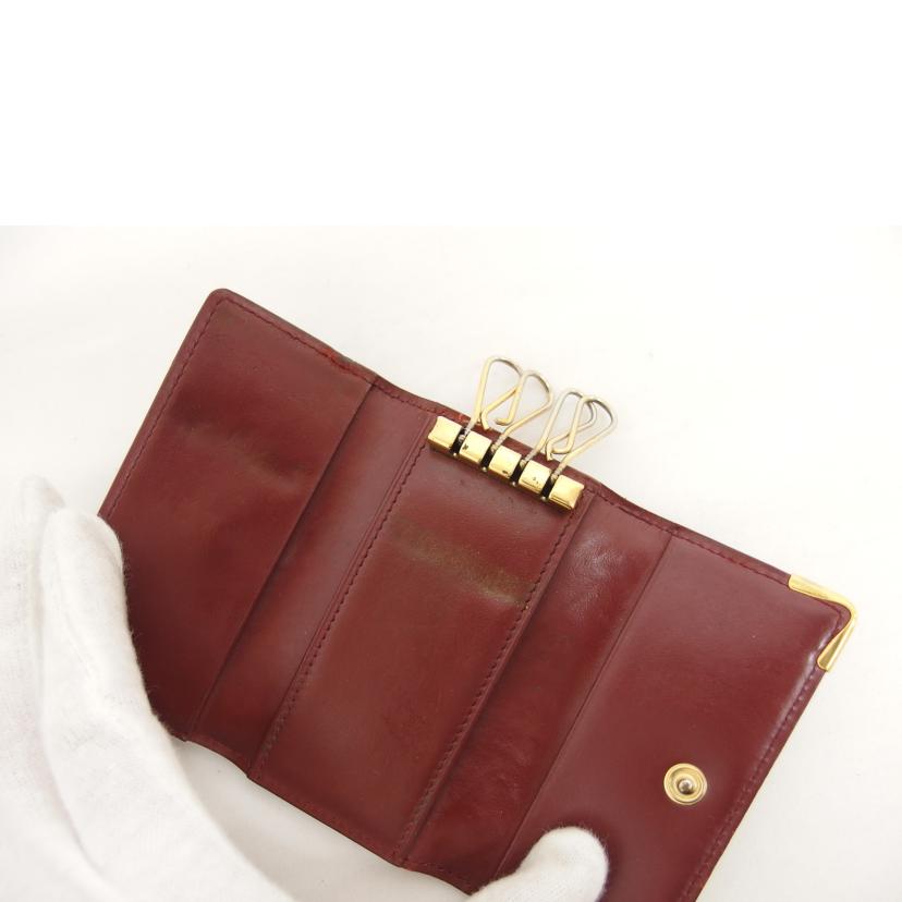 Cartier カルティエ/マストライン/4連キーケース/ボルドー//Bランク/04