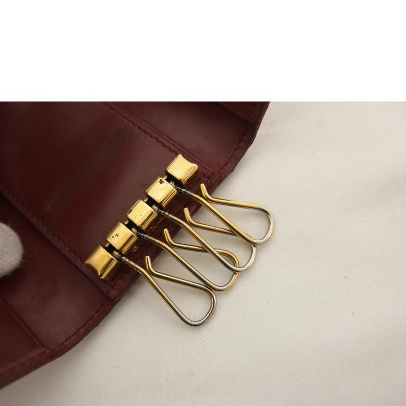 Cartier カルティエ/マストライン/4連キーケース/ボルドー//Bランク/04