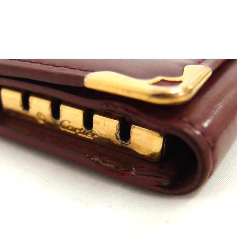 Cartier カルティエ/マストライン/4連キーケース/ボルドー//Bランク/04