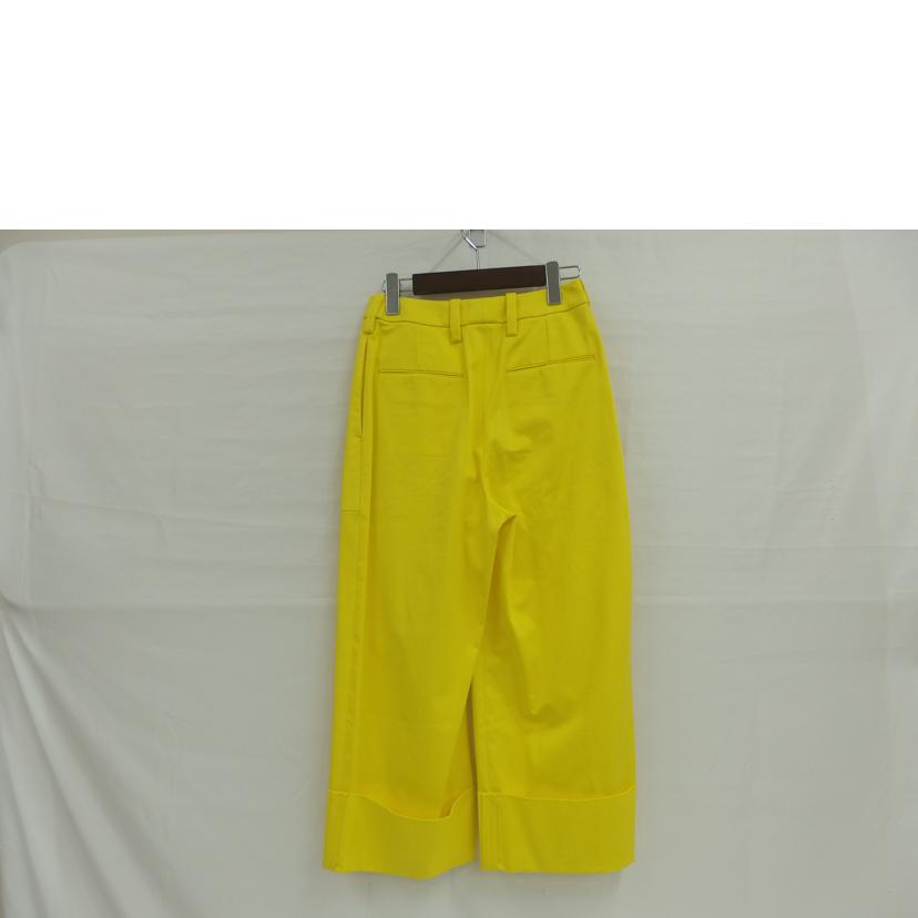 HERMES エルメス/◇HERMES ロールアップパンツ/イエロー//ABランク/82