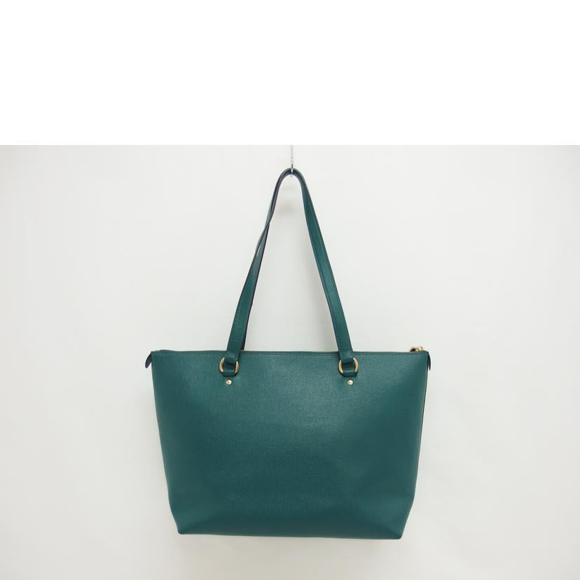 COACH コーチ/レザートートバッグ/グリーン/F79608//H19**/Aランク/04